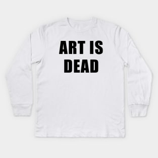 Art Is Dead - Bo Burnham Kids Long Sleeve T-Shirt